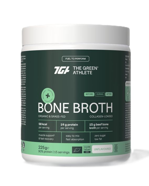 The Green Athlete Bone Broth Bio Poeder afbeelding 1