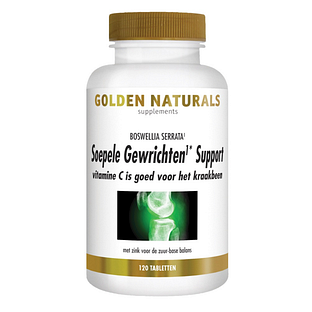Golden Naturals Soepele Gewrichten & Kraakbeen Support Tabletten 120TB
