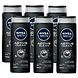 Nivea Men Active Clean Shower Gel Voordeelverpakking 6x500ML