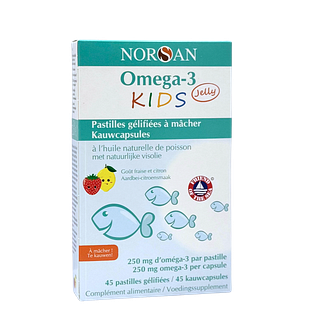 Norsan Omega-3 Kids Jelly Kauwcapsules 45CP