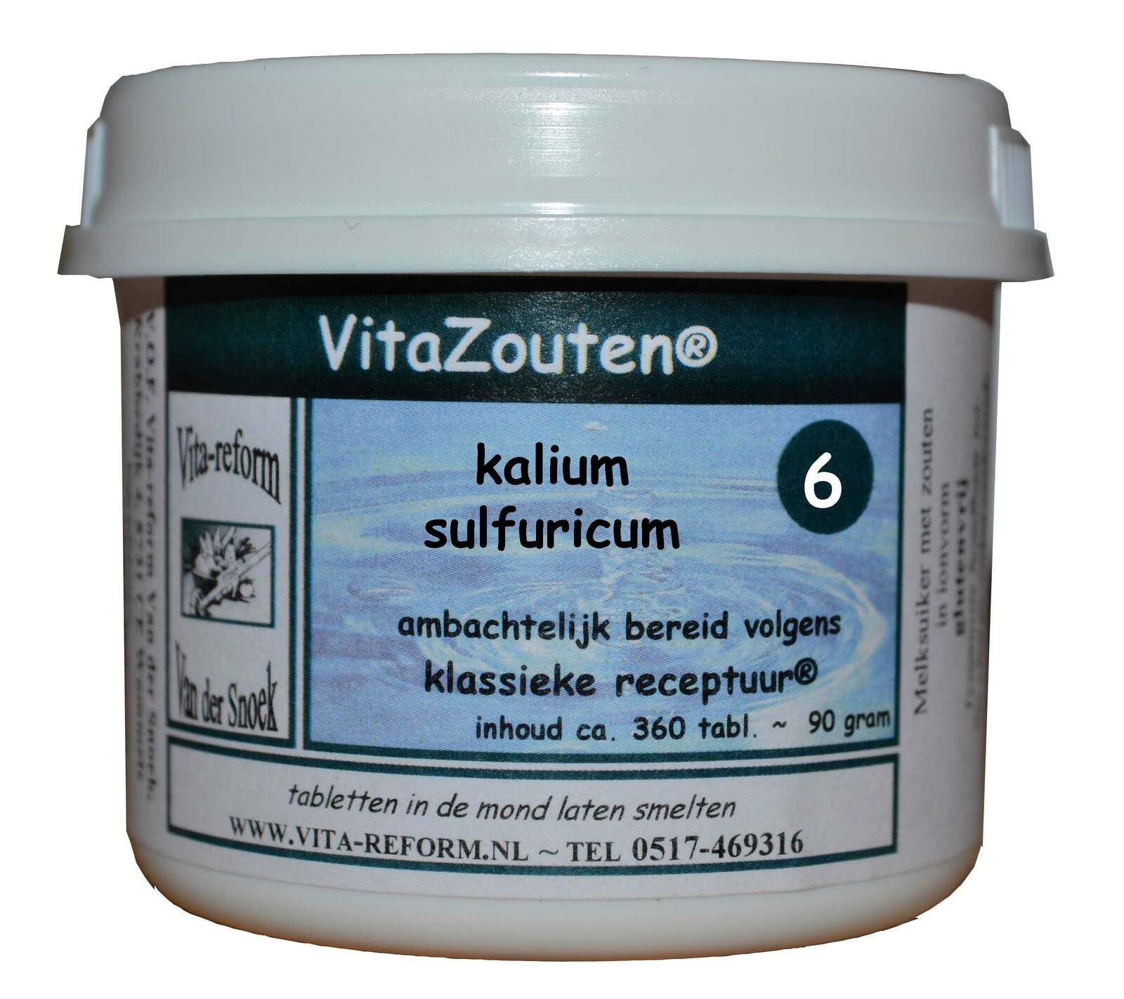 Vita Reform Vitazouten Nr. 6 Kalium Sulfuricum afbeelding