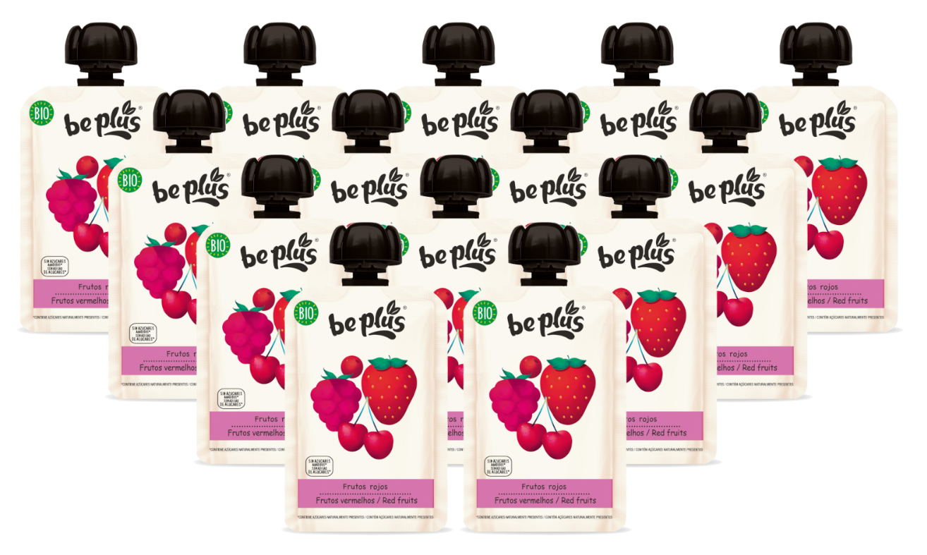 Be Plus Knijpfruit Red Fruits Multiverpakking