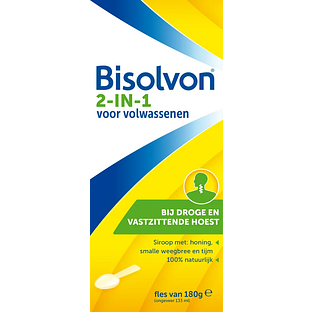 Bisolvon 2-in-1 Voor Volwassenen 180GR