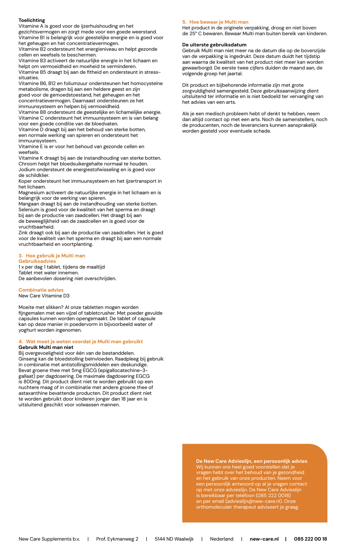 Multi Man Tabletten afbeelding van document #2, instructions