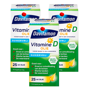 Davitamon Vitamine D Olie Multiverpakking 3x25ML