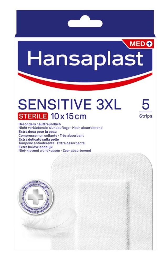 Hansaplast Pleisters Sensitive XXXL afbeelding 1