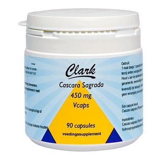 Clark Cascara Sagrada 450mg Capsules 90CP Clark Cascara Sagrada 450mg Capsules 90CP