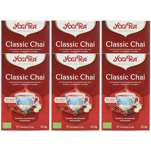 Yogi Tea Classic Chai Voordeelverpakking 6x17ST