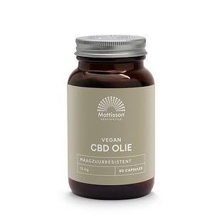 Mattisson HealthStyle CBD Olie 15mg Vegacaps 60VCP