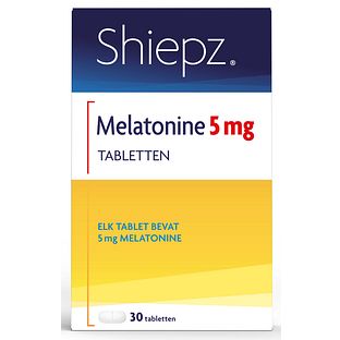 Shiepz Melatonine 5 mg Tabletten 30TB