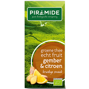 Piramide Thee Groene Thee Gember & Citroen 20ZK