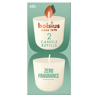 Bolsius Zero Fragnance Candle Refills 2ST