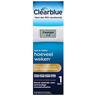 Clearblue Digitale Zwangerschapstest met Wekenindicator 1ST