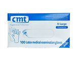 CMT Handschoenen Latex Gepoederd Naturel 100ST