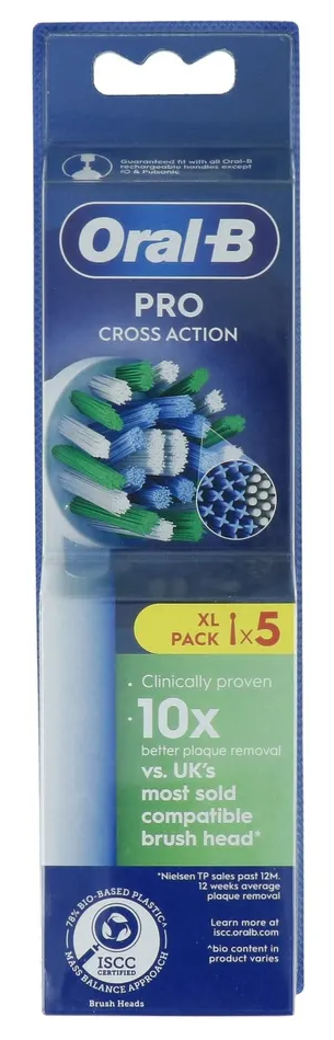 Oral-B Pro Cross Action White Opzetborstels afbeelding 1