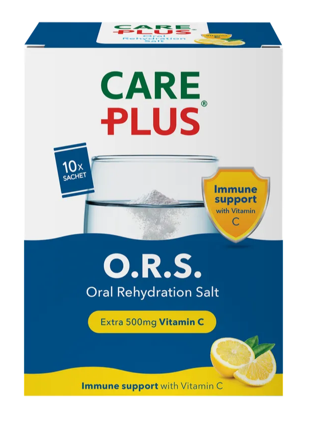 Care Plus O.R.S. Vitamine C Lemon Sachets 10ST