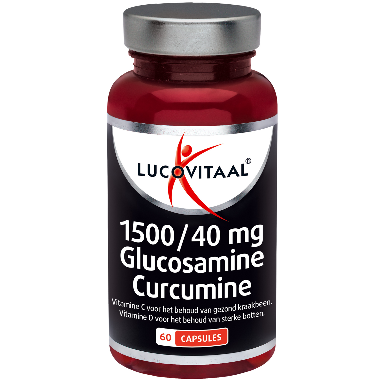 Lucovitaal Glucosamine Curcumine 1500/40mg Capsules 60CP