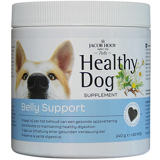 Jacob Hooy Pets Healthy Dog Belly Support 80ST