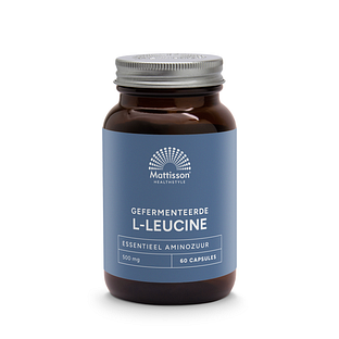 Mattisson HealthStyle Gefermenteerde L-Leucine 500mg Capsules 60CP
