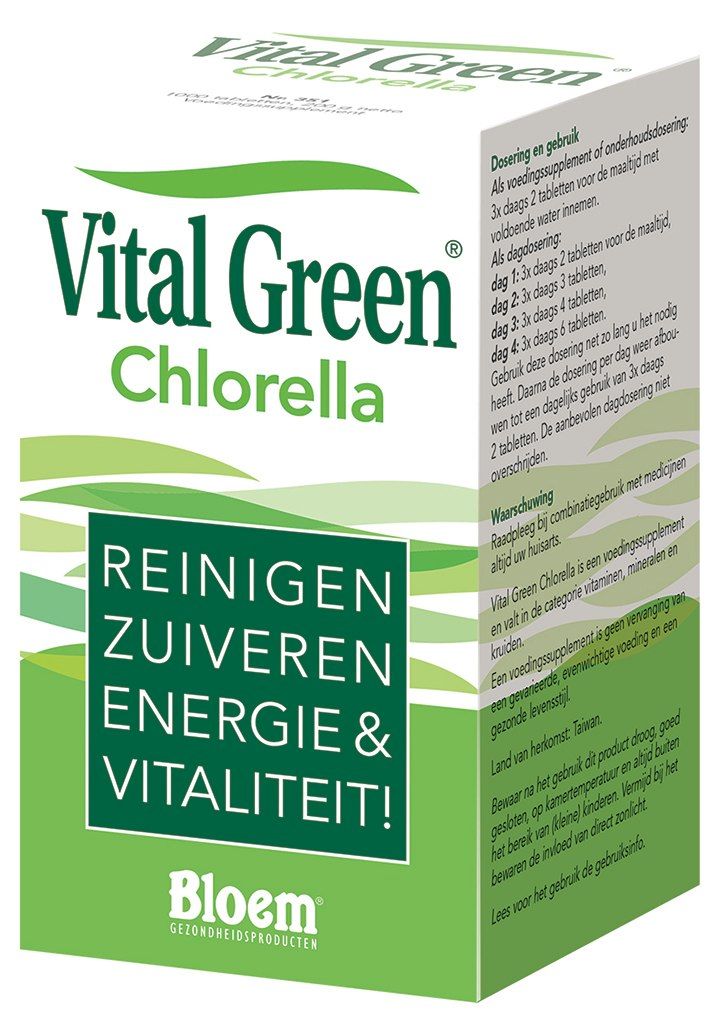 Bloem Vital Green Chlorella Tabletten 1000TB