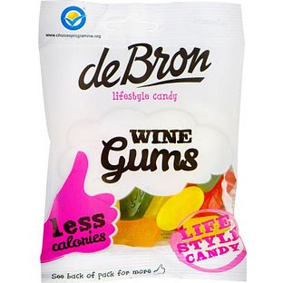 de Bron Wine Gums Suikervrij 100GR