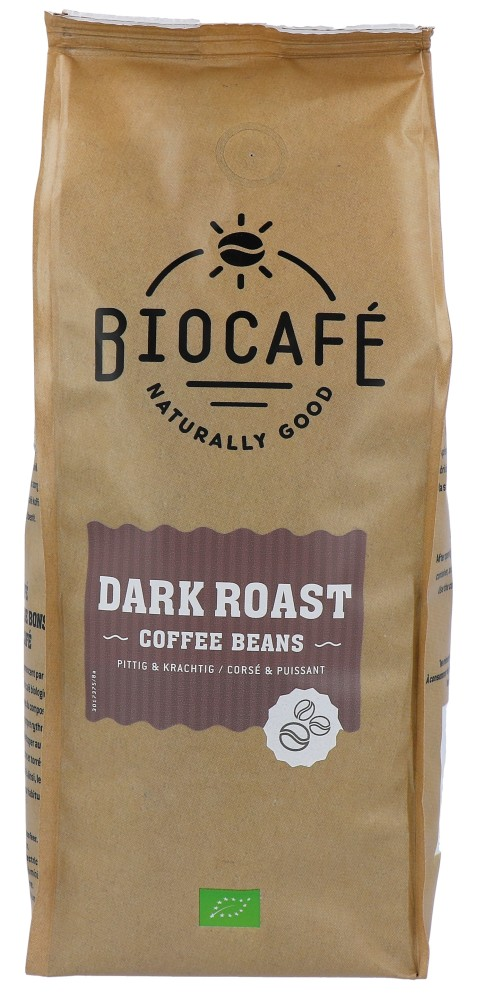 Biocafé Dark Roast Koffiebonen afbeelding