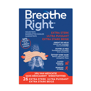 Breathe Right Neusstrips Extra Sterk 26ST