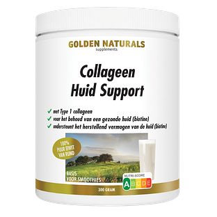 Golden Naturals Collageen Huid Support Rund Poeder 300GR