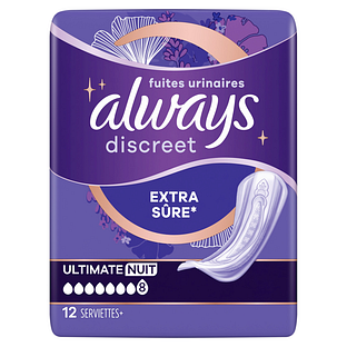 Always Discreet Ultimate Night 12ST
