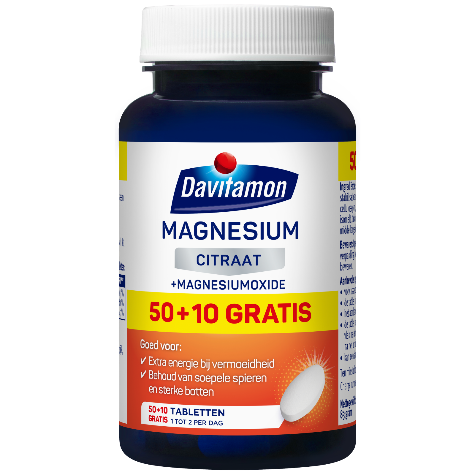 Davitamon Magnesium Citraat Tabletten 60TB