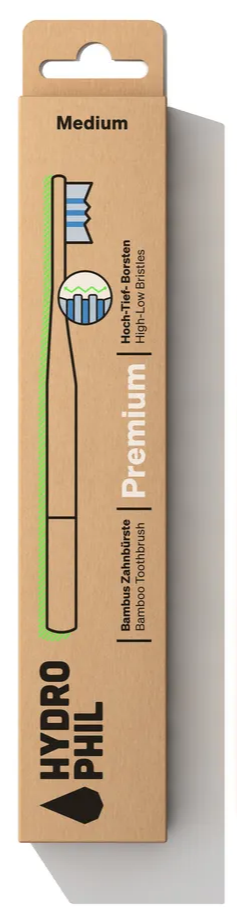 Hydrophil Bamboo Toothbrush Premium Medium afbeelding 1