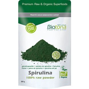 Biotona Spirulina Powder Raw 200GR