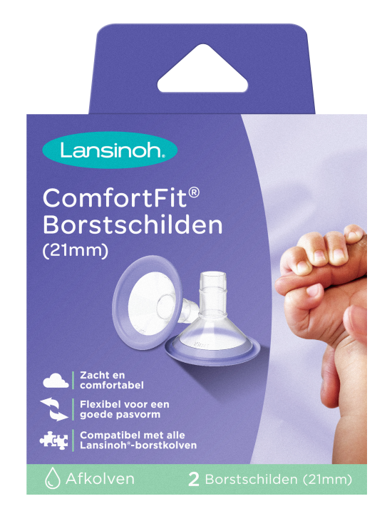 Lansinoh Comfort Fit 21mm Borstschild afbeelding