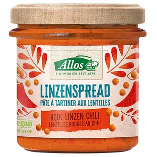 Allos Linzenspread Rode Linzen Chili 140GR