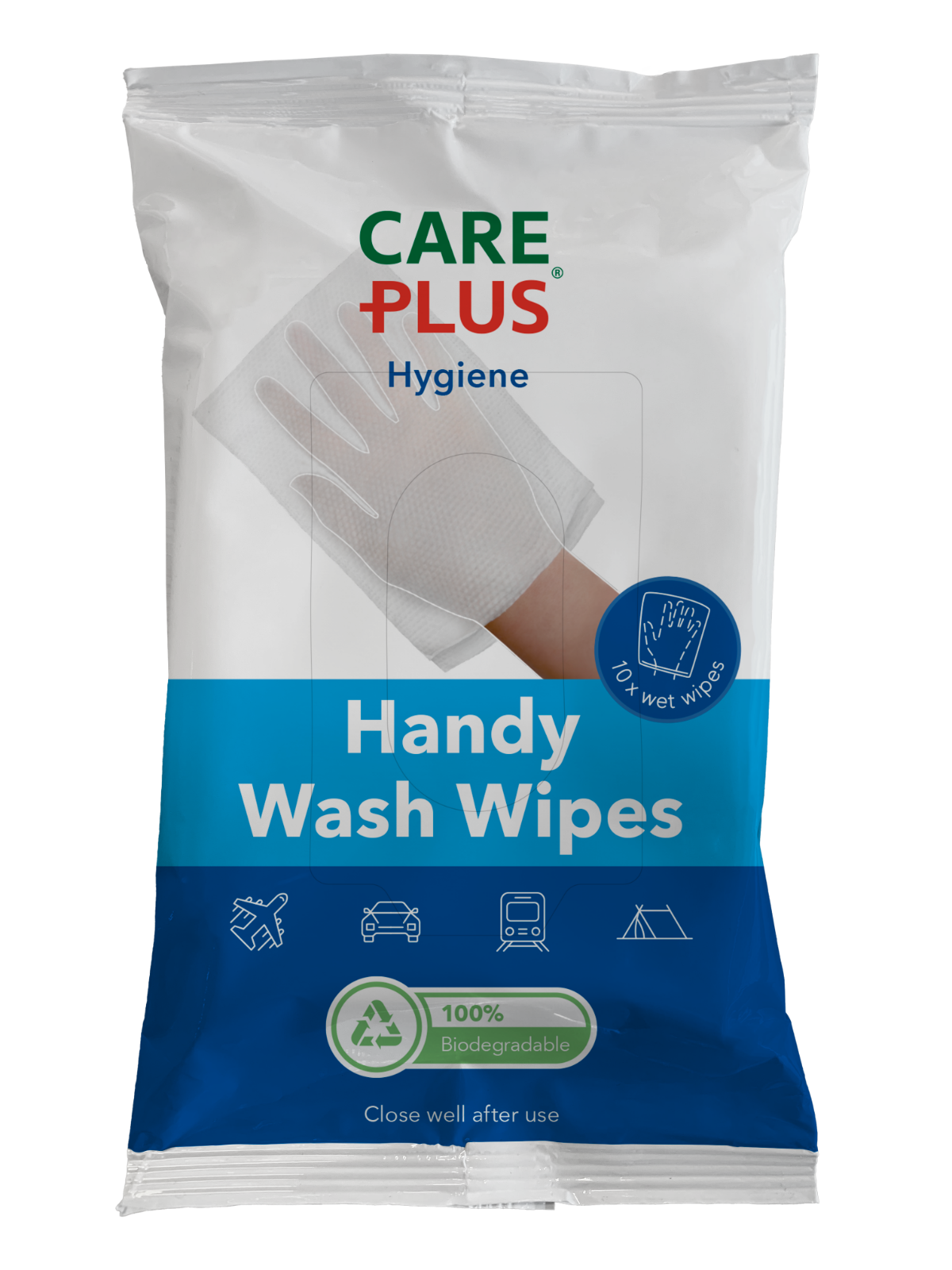 Care Plus Handy Wash Wipes afbeelding