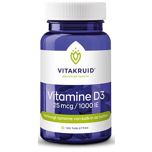Vitakruid Vitamine D3 25 mcg / 1000 IE 120TB