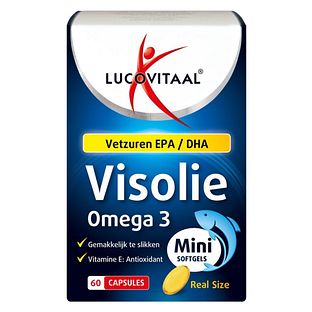 Lucovitaal Visolie Omega 3 Mini Softgels 60SG