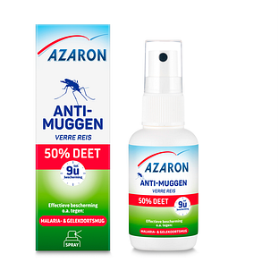 Azaron Azaron Anti-Muggenspray Verre Reis 50% DEET 50ML
