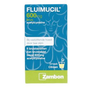 Fluimucil 600mg Bruistabletten 6ST Fluimucil 600mg Bruistabletten 6ST