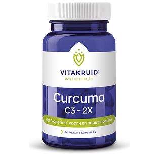 Vitakruid Curcuma C3-2X (95%  curcuminoïden) met Bioperine® 30VCP