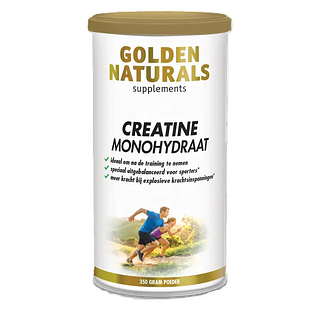 Golden Naturals Creatine Monohydraat Poeder 350GR
