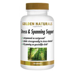 Golden Naturals Stress & Spanning Capsules 120CP Golden Naturals Stress & Spanning Capsules 120CP