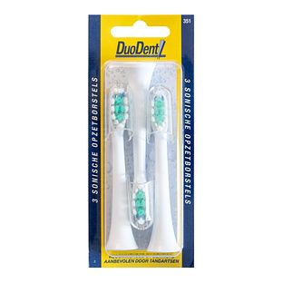 Duodent Sonische Opzetborstels 3ST