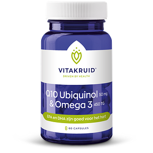 Vitakruid Q10 Ubiquinol 50 mg & Omega 3 450 TG Capsules 60CP