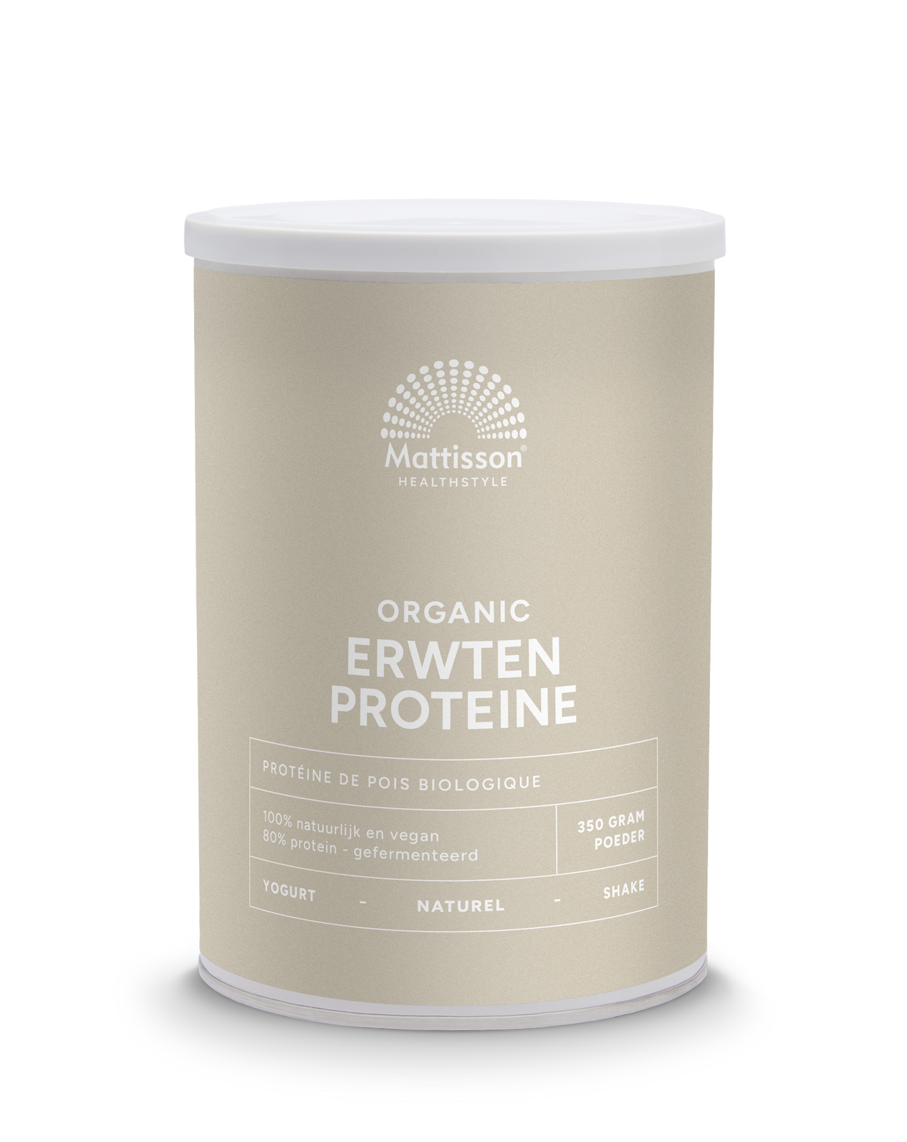 Mattisson HealthStyle Biologische Erwten Proteïne Vegan 350GR