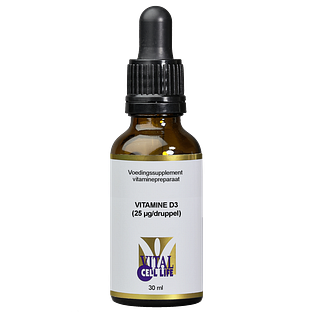 Vital Cell Life Vital Cell Vitamine D3 25 mcg Druppels 30ML