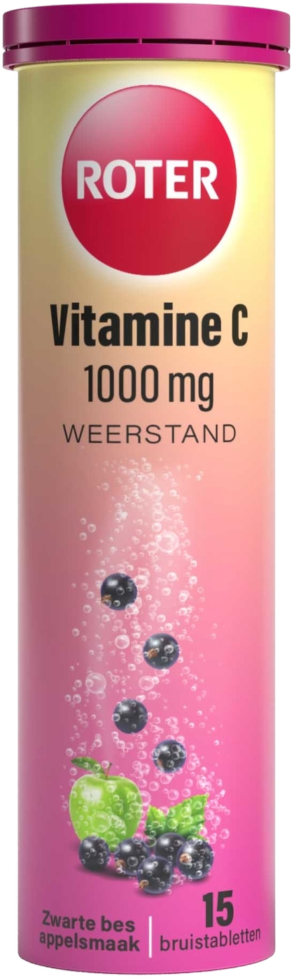 Roter Vitamine C 1000mg Weerstand Zwarte Bes Appel Bruistabletten
