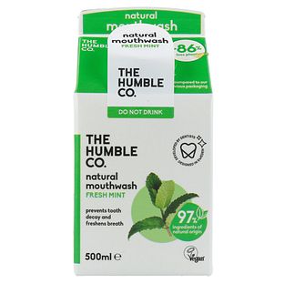 The Humble Co. Natural Mouthwash Fresh Mint 500ML The Humble Co. Natural Mouthwash Fresh Mint 500ML
