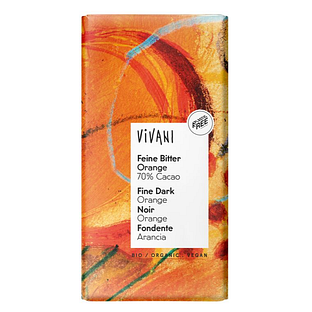 Vivani Feine Bitter Orange 70% Cacao Reep 80GR