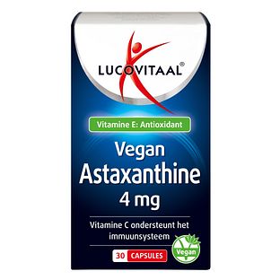 Lucovitaal Vegan Astaxanthine 4mg Capsules 30CP Lucovitaal Vegan Astaxanthine 4mg Capsules 30CP